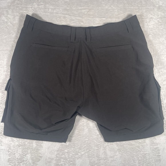 BYLT Premium Basics Kinetic Cargo Shorts Men's‎ Size 40 Green Athletic Stretch - Picture 6 of 8